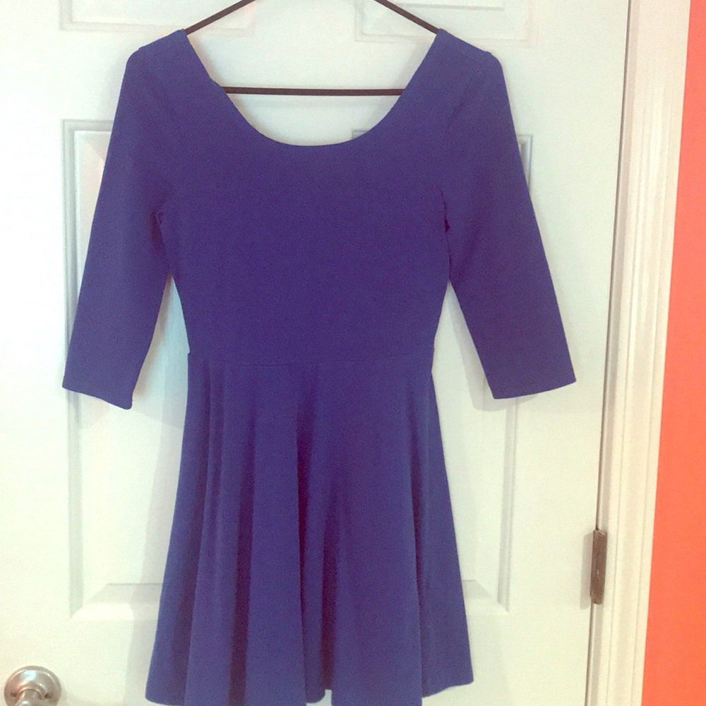 Blue dress